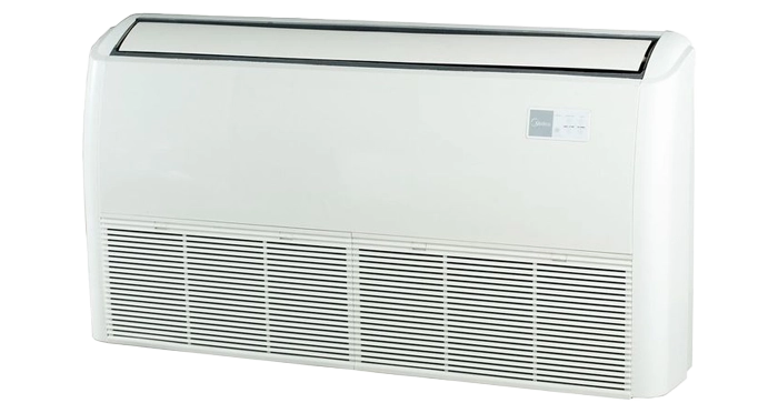 Climatizador suelo-techo instalado en negocio de Valladolid para climatización eficiente