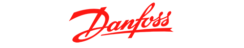 Logotipo de la marca Danfoss, especialista en compresores de frío industrial y climatización en Valladolid y Castilla y León