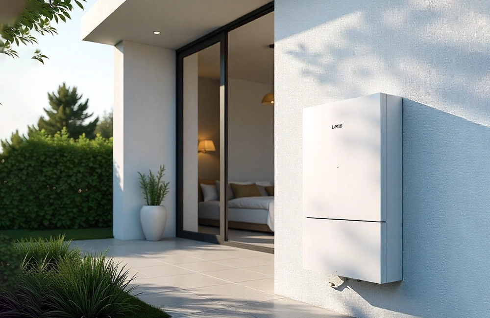 Instalación de aerotermia en vivienda moderna