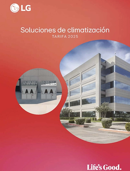 Imagen del catálogo LG 2025 de aire acondicionado en Valladolid