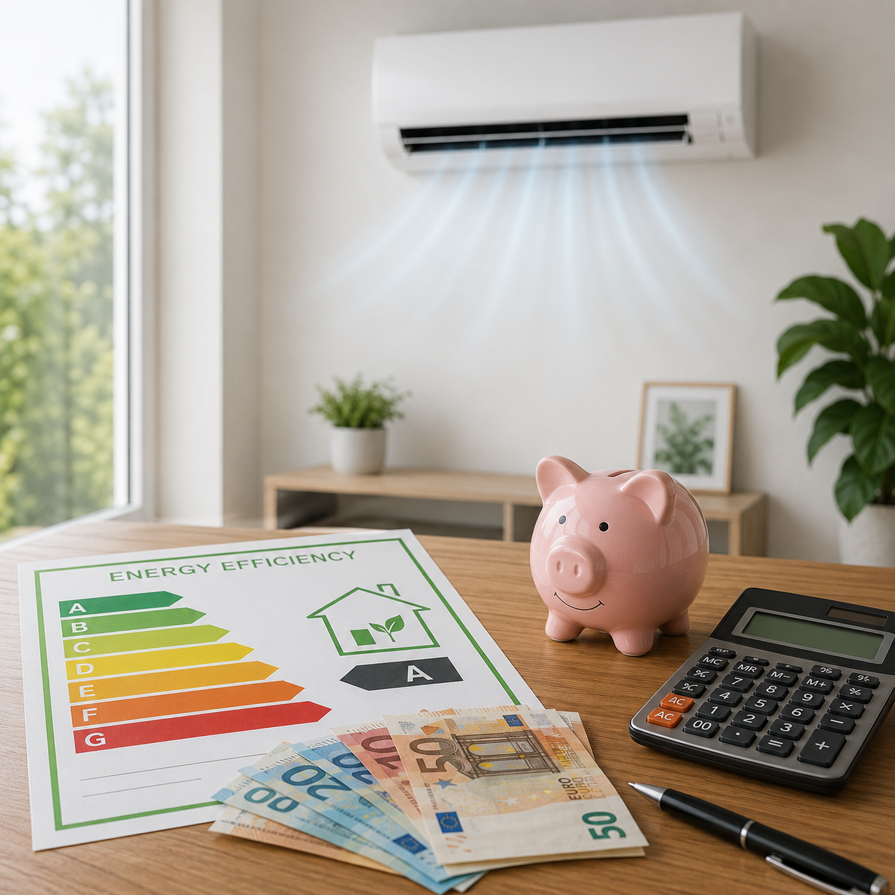 Las ayudas CAE y la mejora de eficiencia energética permiten ahorrar dinero al cambiar el aire acondicionado en Valladolid.