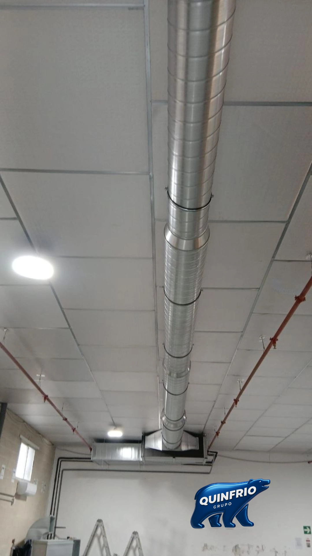 Instalación de climatización y ventilación industrial realizada por Quinfrio en Valladolid
