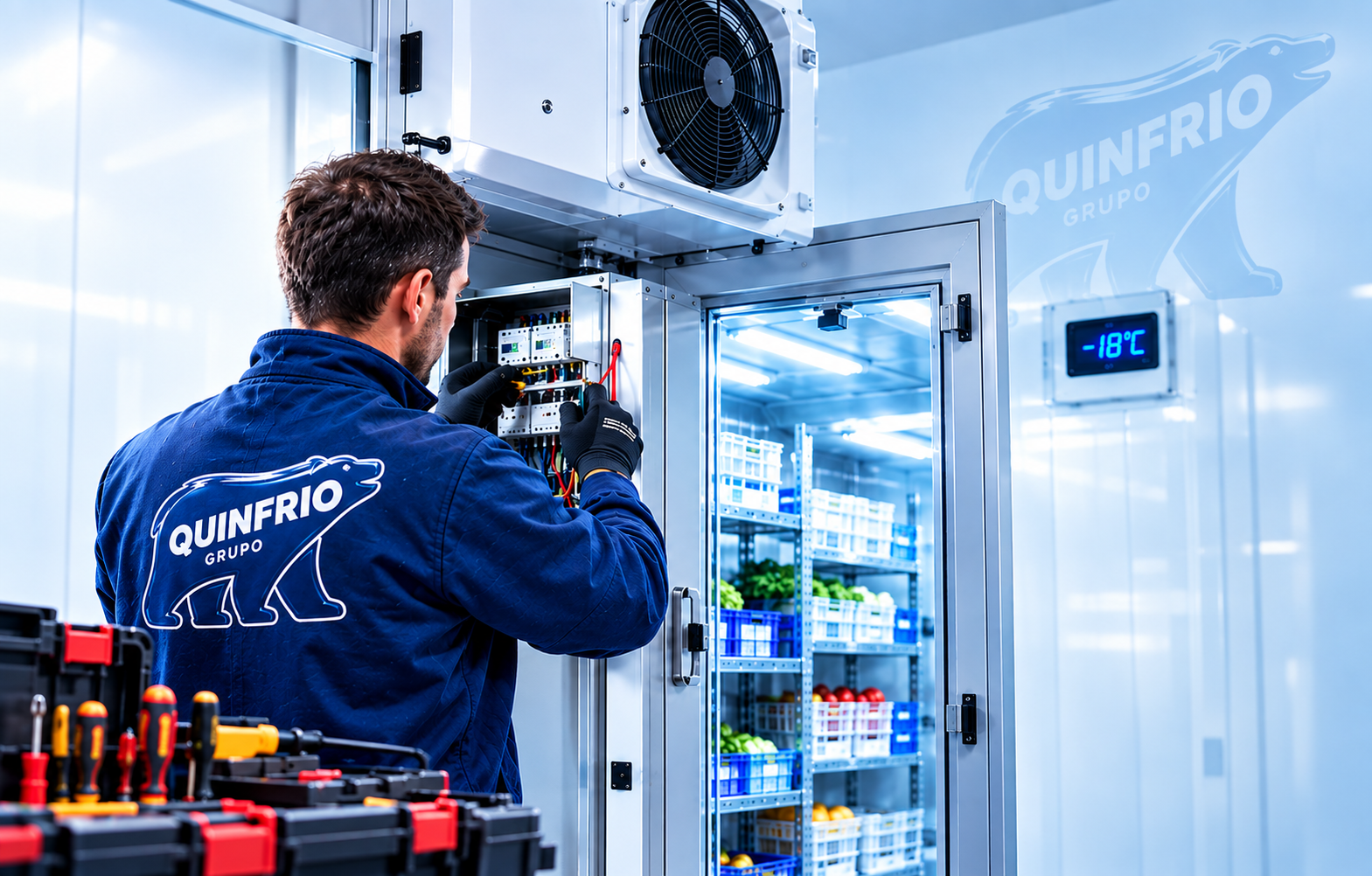 Avería en una cámara frigorífica de un negocio de alimentación en Valladolid