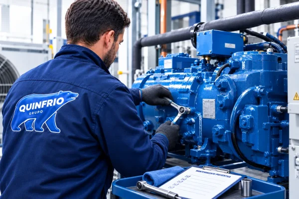 Mantenimiento de compresores de refrigeración industrial | Quinfrio