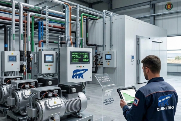 La tecnología inverter adapta la refrigeración a la demanda real de la empresa.