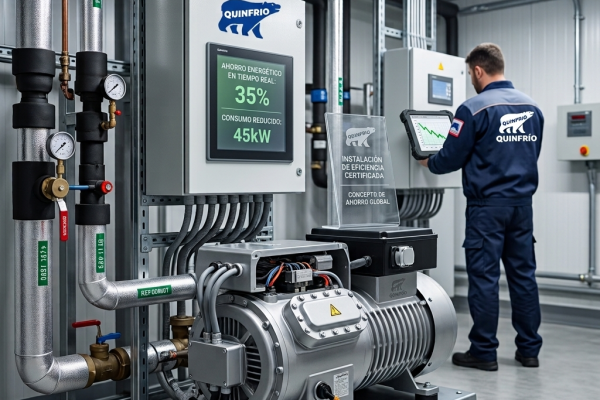Refrigeración industrial con compresor inverter para empresas en Valladolid