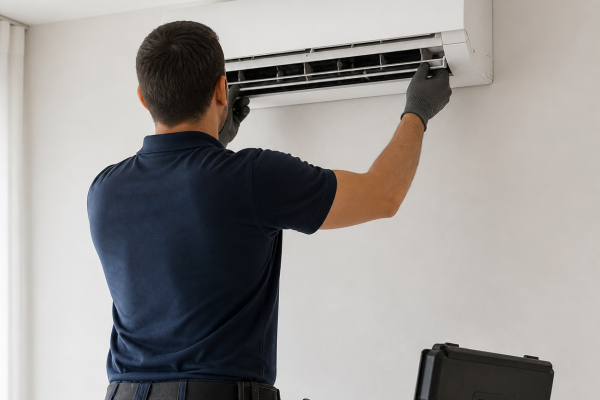 Instalación de aire acondicionado en Valladolid por Quinfrio con técnico profesional