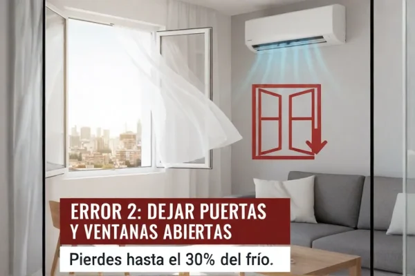 Mal uso del aire acondicionado que dispara la factura de electricidad